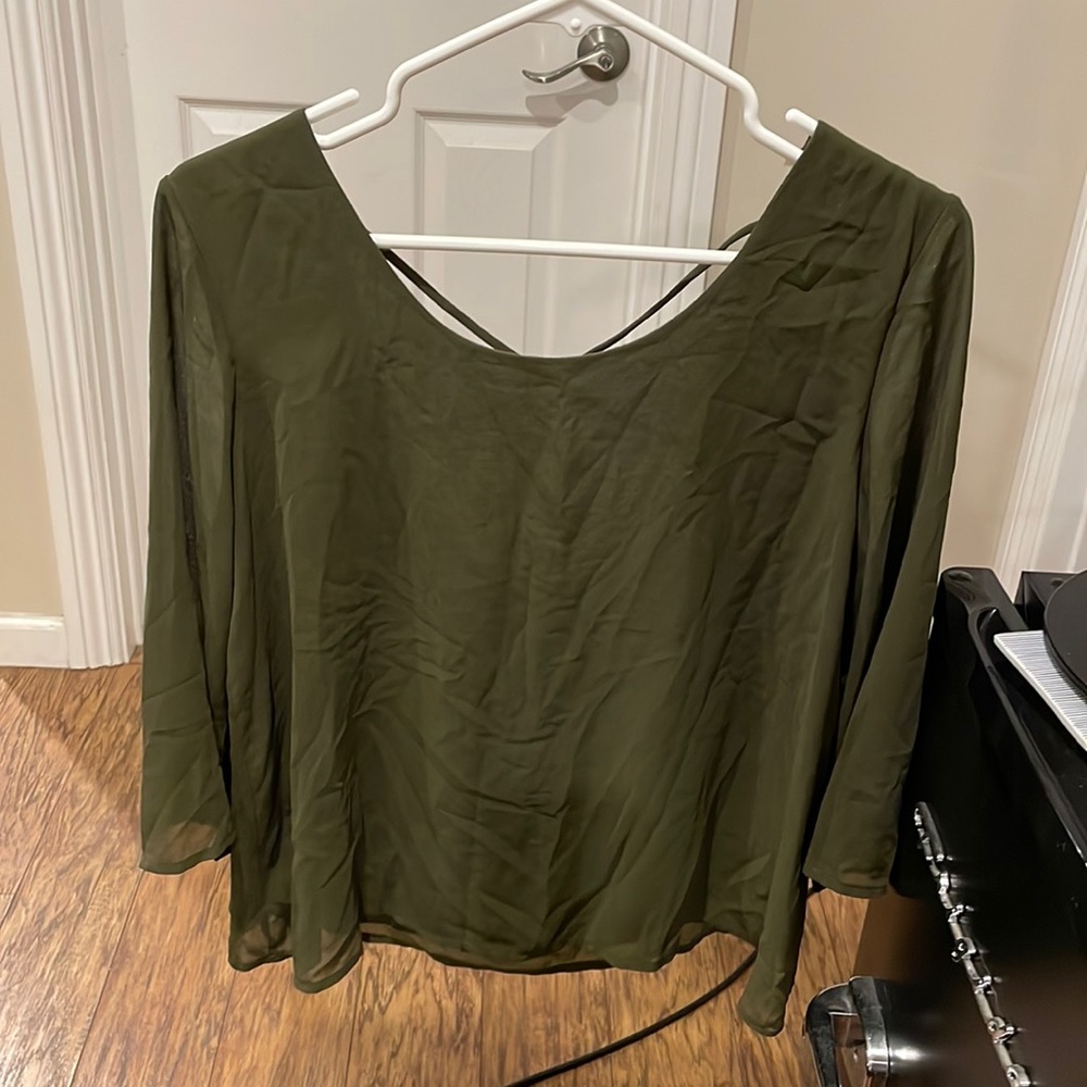 Green blouse from Final Touch (M)